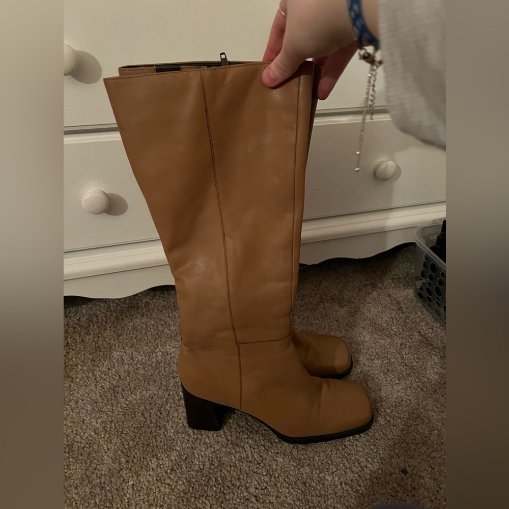 Brown Leather Boots